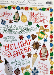 Vintage 1996 John Grossman Christmas Stickers Holiday Cheer Rare 8×10 Glossy NOS