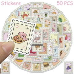 Cartoon Stamp Stickers 10 Pack Random Mix Cute Scrapbook Creative Decal Stamps