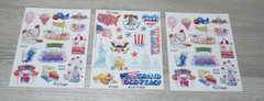 Vintage Mrs Grossman’s & NRN Carnival Stickers 6 sheets total