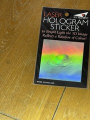 NEW Vintage A.H. Prismatic Laser 3D Holographic Sticker Of Saturn/Sealed