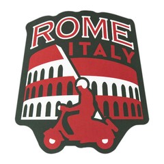 Rome Weatherproof Vinyl Travel Sticker – Gift or Souvenir
