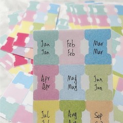 120Pcs Colorful Adhesive Index Label Writable Page Marker for Notebook