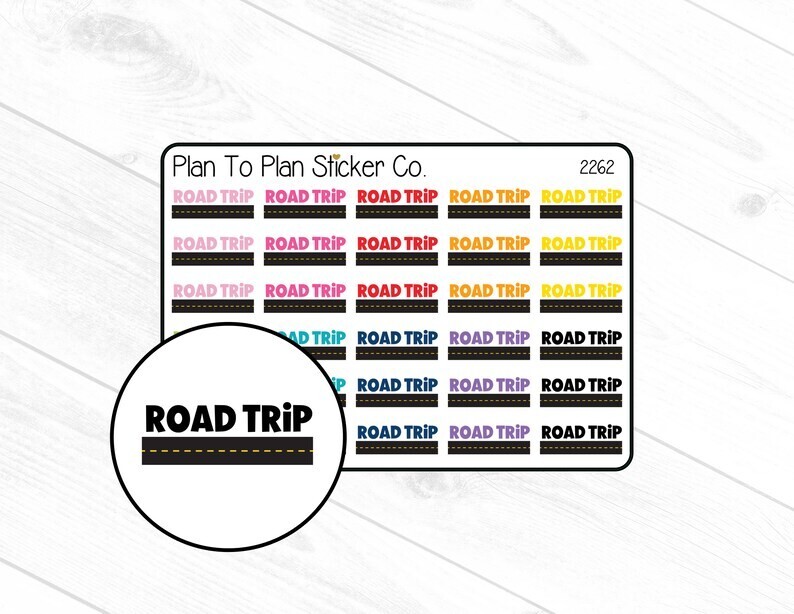 2262~~Road Trip Planner Stickers.