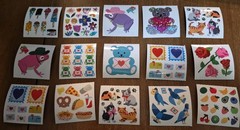 Pipsticks Assorted Sticker Lot Of 37 Modules. From Sticker Rolls.