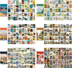 9 Sets 450 Sheets Washi Stickers for Journaling, Art Painting Drawing Themed Sti