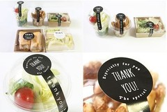 100Pcs Craft Packaging Lollipop Sticker Seal ‘THANK YOU!’ Sticker Label DIY