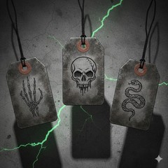 Set Of 6 Creepy Scary Tags Junk Journal Scrapbook
