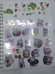 Vintage 1980’s -90’s Sticker Album Filled With Stickers