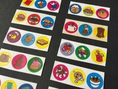 LOT of 36 Vintage 90’s CTP Scratch and Sniff Stickers STRONG SCENT 80’s Trend