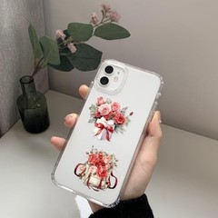 50 Pcs Red Valentine’s Day Waterproof Clear Stickers – Romantic Valentines