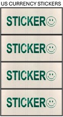 $2 Two Dollar 1976 Federal Reserve Note (US CURRENCY STICKERS) (Lot Of 2)