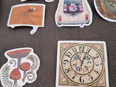 100 Pc Vintage Retro Cottagecore Stickers Colorful New