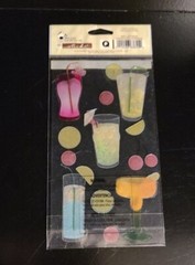 Jolee’s TROPICAL DRINKS – Scrapbooking Stickers – Margarita – Lemonade SP-JV-004