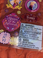 Disney Frozen Anna & Elsa Sisters Forever Flat Scrapbooking Stickers EK Success