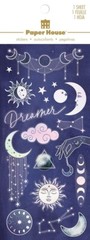 Crafts Foil Stickers Sun & Moon Dreamer Celestial Stars Big Dipper Cloud