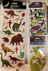 Dimensional Scrapbooking Stickers LOT of 6 DINOSAURS dinosaur LOOK!