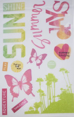 mambiSTICKS Flip Pack Vellum Stickers – SUMMER TIME – 5 Sheets