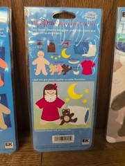 EK Success Paperkins Paper Dolls (Lot of 3) Scrapbooking Children Arts & Crafts