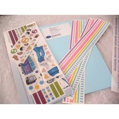 Lot 1 LightBlue Photo Mounting Paper, Gr Length Stickers Religious