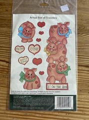 Plaid Rub On Transfers «Country Critters» No. 57050 Pigs New