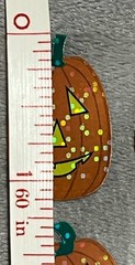 Rare Vintage Stickers Collectible Halloween Iridescent Jack O Lantern Pumpkins
