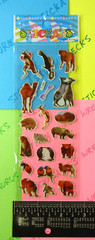 Safari Animals Puffy Stickers 1 Sheet Pack Style 1