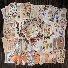 200 Piezas Paquete De Suministros Para Albumes De Recortes Vintage Para Plani…