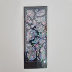 Korean Camellia Chaekgado Holographic Sticker Mother of Pearl Effect DIY Decor