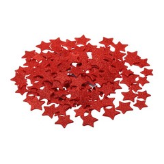 150Pcs Foam Stickers EVA Adhesive Glitters Foam Shape Sticker Red Pentagram