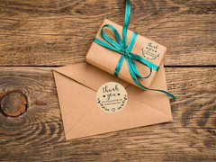 2» Thank You for Supporting My Small Business Stickers, Kraft Labels Custom Sti