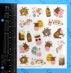 Cows Chocolate Milk Scented Scratch & Sniff Sticker Eureka