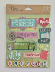 Hanging With Friends Movies Music Scrapbook Stickers By Life’s Little Occasions