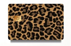 Cheetah Credit/Debit Card Cover Skin Sticker