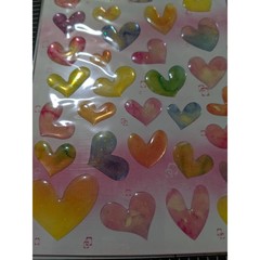 heart love glitter Stickers by funny world