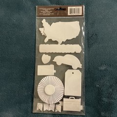 Reflections Signature Dimensional Stickers Vacation Travel Road Trip Scrapbook N