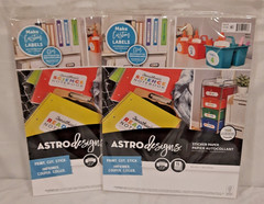 ASTRO DESIGNS STICKER PAPER 8.5X 11 SHEET 2 PACKS FOR A 30 COUNT TOTAL BRAND NEW