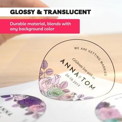 High-Transparency Glossy Printable Vinyl Sticker Paper – 20 Sheets