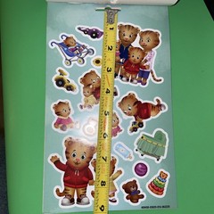 DANIEL TIGER’S NEIGHBORHOOD FAMILY 4 STICKER SHEETS New Stickers