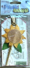 Sunny Day Sunflower Summer Postcard Travel Grow Fresh Tags Die-cut Handmade Tag