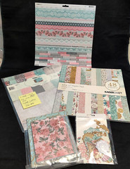 Kaiser Crafts SILVER BELLS & CHRISTMAS WISHES 12 x 12 Papers Ephemera Stickers