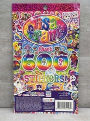 Lisa Frank – Sticker Book – Over 600 Stickers – 5 Sheets – Official Lisa Frank
