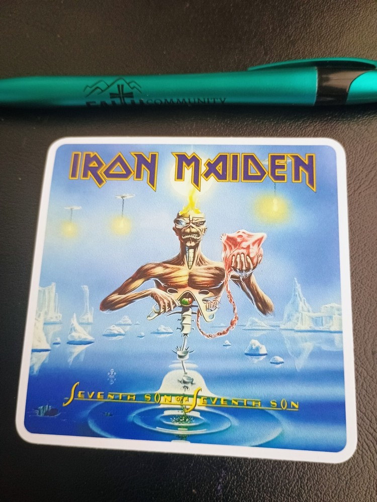 IRON MAIDEN Seventh Son Of A 7th Son STICKER – Mint Condition – HEAVY METAL BAND