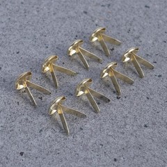 500 Pcs Mini Brads for Paper Crafts Fasteners (brads) Electroplating