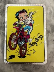 Betty Boop Vending Machine Prism Sticker 1985 Rare Vintage Motorcycle