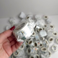 Huge Lot of 1″ Holographic Scratch Off Sticker Rolls – 300 Stickers Per Roll