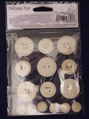 Sticko Button Ups Adhesive Buttons Scrapbook Embellishments Cards Lot 8N