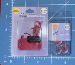 2 JoAnn Scrap / Craft Essentials Embellishments Love Tags & Wedding Buttons