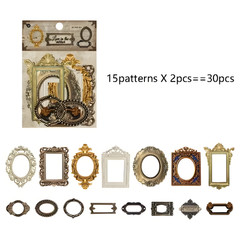 Photo Frames 30-Piece Pack Ephemera Cutouts Junk Journaling Crafts Scrapbooking