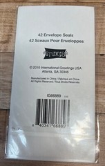 Gold Foil Initial «S» Envelope Seals 42 Count Studio 18 Decorative Stickers 6688
