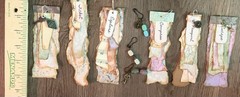 9 Junk Journal Explorer Adventure Dangles Hotel Tags Layered Handmade Charms